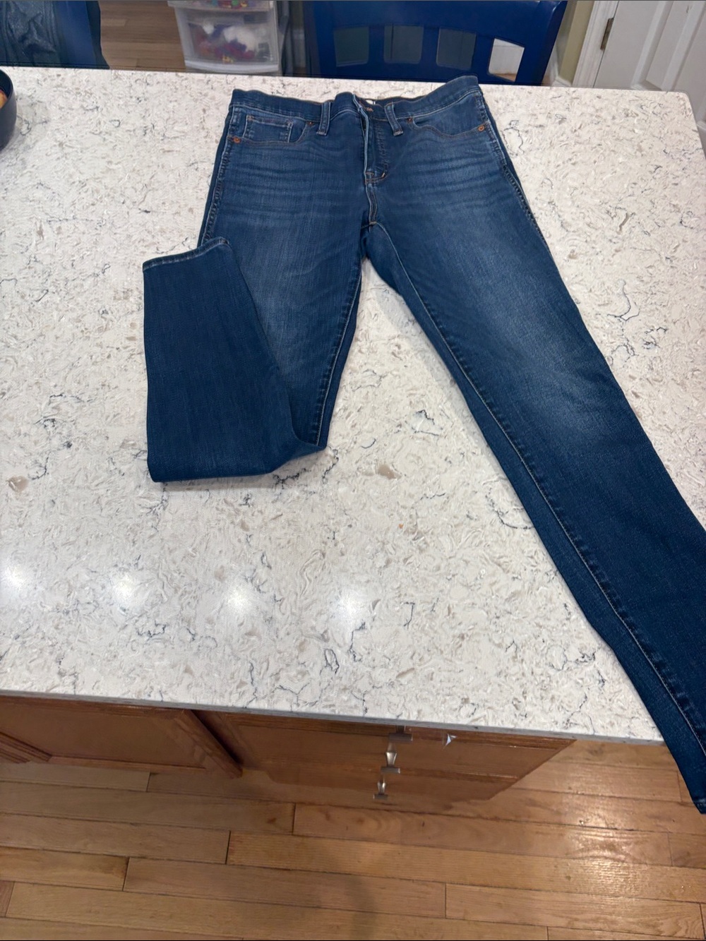 Madewell Deep Indigo Skinny Jeans